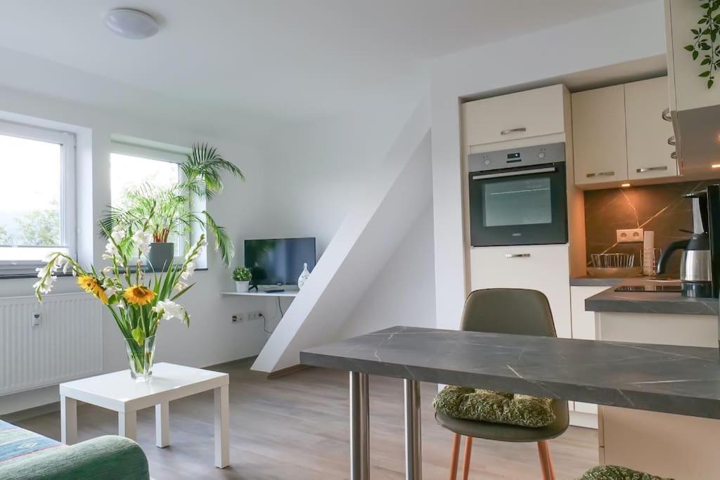 Wunderschoene Ferienwohnung Mit Balkon In Aue Εξωτερικό φωτογραφία